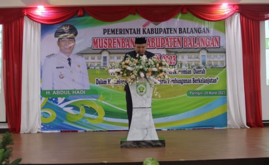 Musrenbang Tingkat Kabupaten, Ketua DPRD Balangan Sampaikan Pokir DPRD
